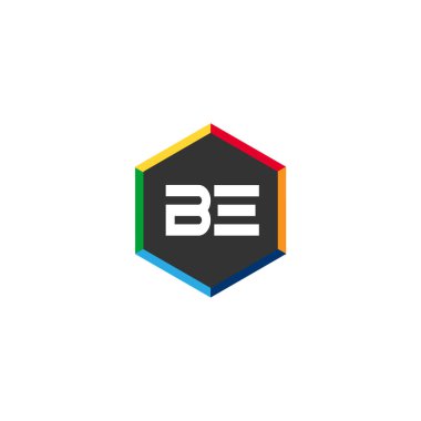 Başlangıç Harfi BE Logo Şablonu Tasarımı