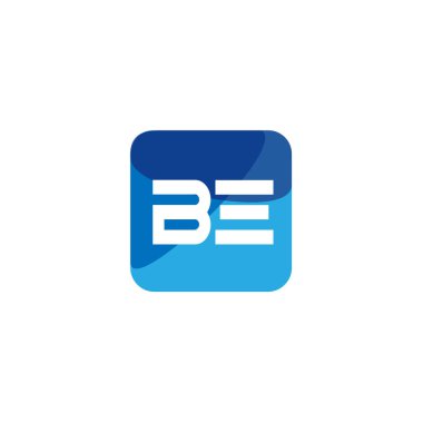 Başlangıç Harfi BE Logo Şablonu Tasarımı