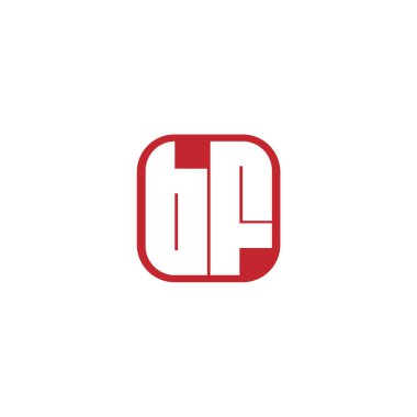 İlk harf Bf Logo tasarım şablonu