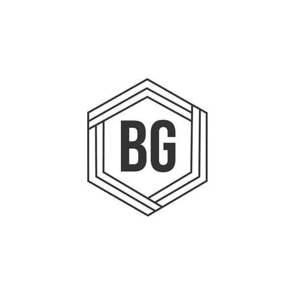 Carta Inicial Logo Template Design — Vetor de Stock