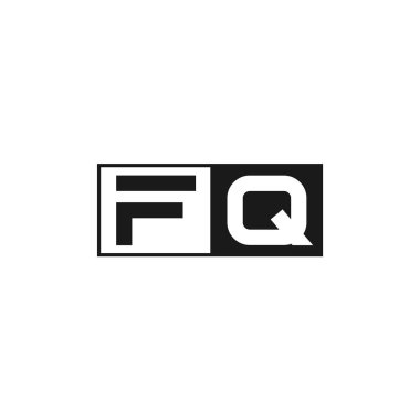 İlk harf Fq Logo tasarım şablonu