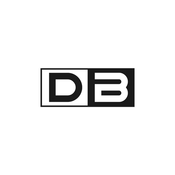 初始字母Db标志模板设计 — 图库矢量图片