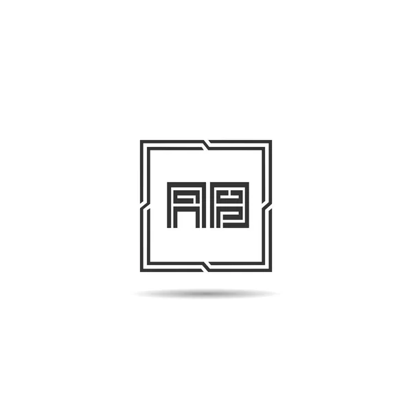 Anfangsbuchstabe Logo Template Design — Stockvektor