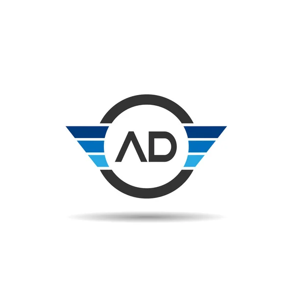 Anfangsbuchstaben Logo Vorlage Design — Stockvektor
