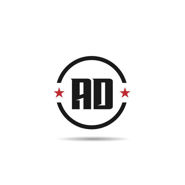 Harf Reklam Logo Tasarım Şablonu — Stok Vektör