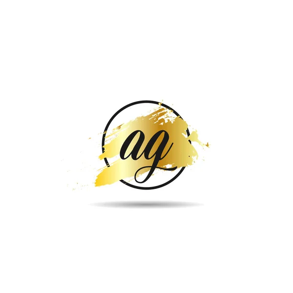 Inisial Surat Logo Template Desain - Stok Vektor