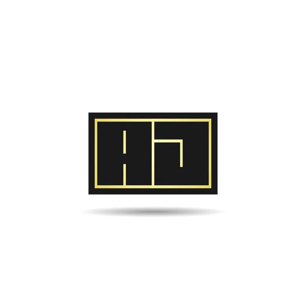 頭文字 ロゴのテンプレート デザイン — ストックベクタ