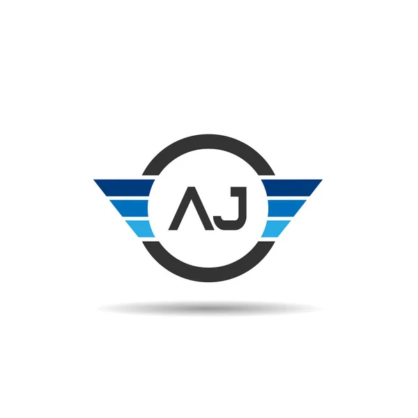 Lettera Iniziale Logo Template Design — Vettoriale Stock