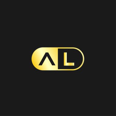 İlk harfini Al Logo tasarım şablonu