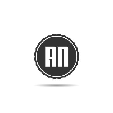 İlk harf Logo tasarım şablonu