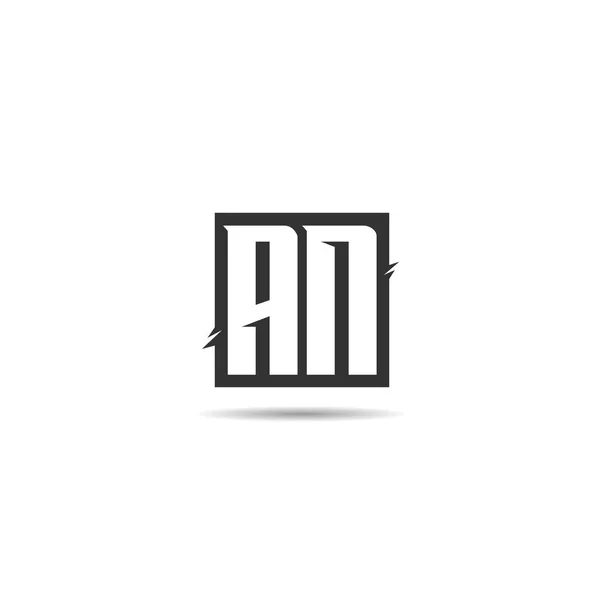 Eerste Letter Een Sjabloonontwerp Logo — Stockvector