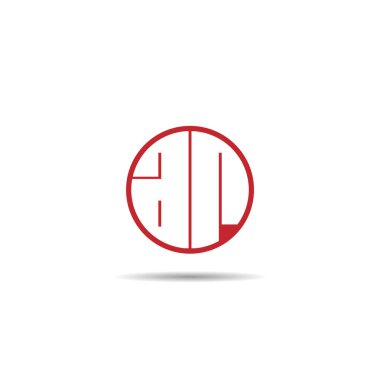 İlk Harf AR Logo Şablonu Tasarımı