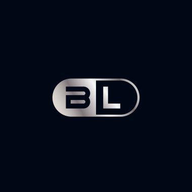 İlk harf Bl Logo tasarım şablonu