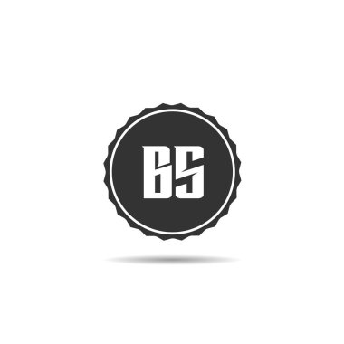 Başlangıç Harfi BS Logo Şablonu Tasarımı