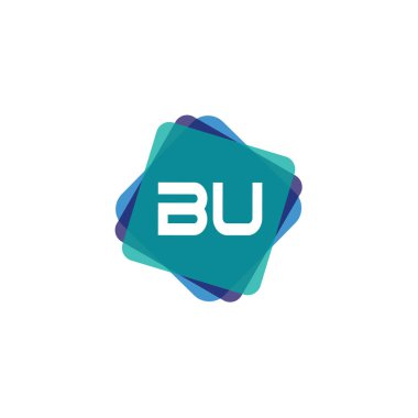 Modern ve minimalist ilk mektup Bu Logo şablonu tasarım