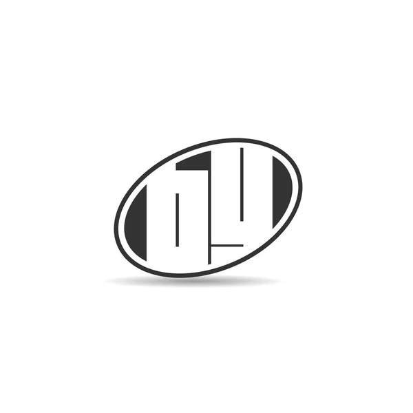 Αρχικό Γράμμα Από Πρότυπο Λογότυπο Του Σχεδιασμού — Διανυσματικό Αρχείο