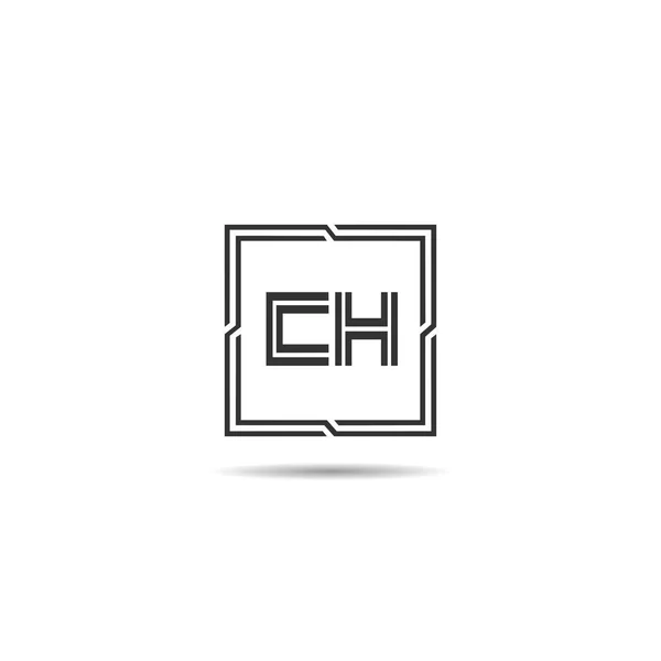 Harfi Logo Tasarım Şablonu — Stok Vektör