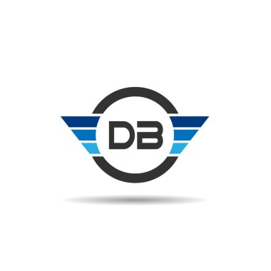 İlk Harf DB Logo Şablonu Tasarımı