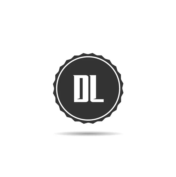stock vector Initial Letter DL Logo Template Design