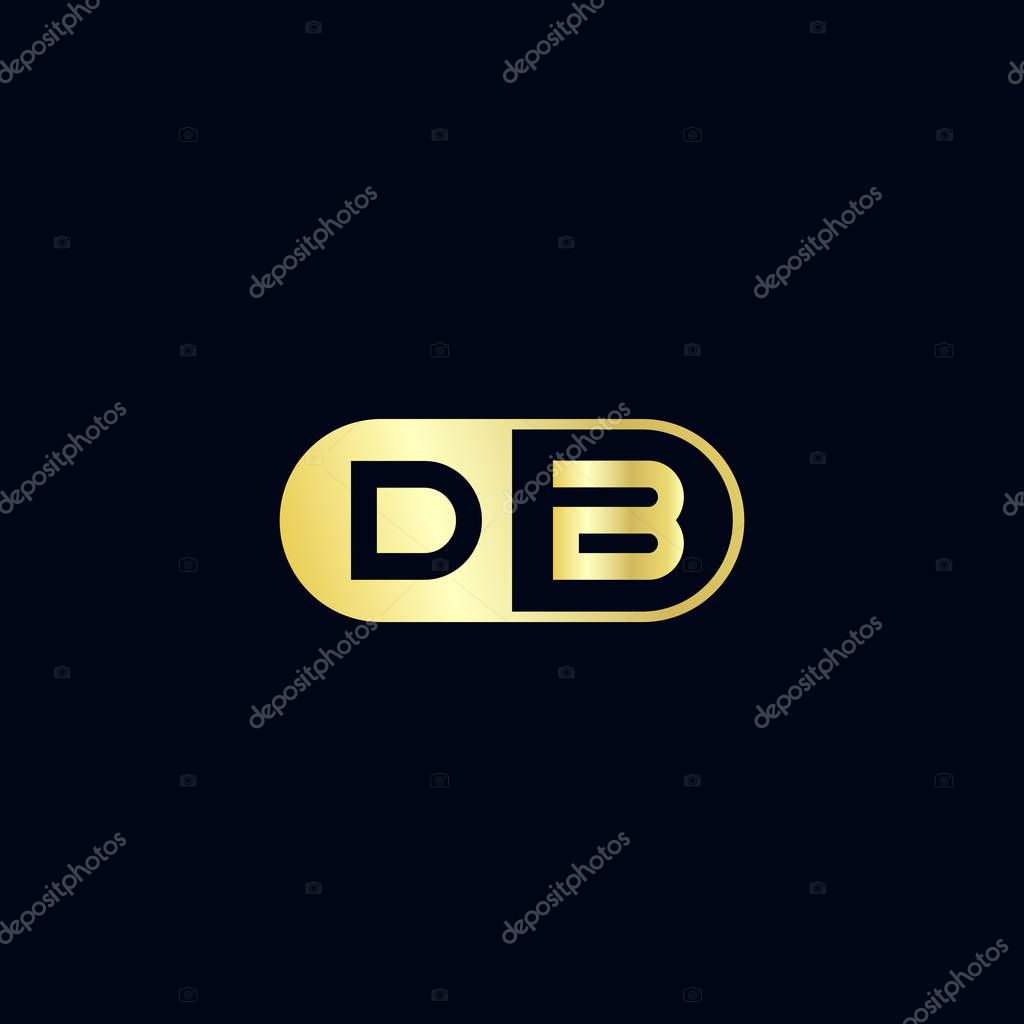 Initial Letter DB Logo Template Design
