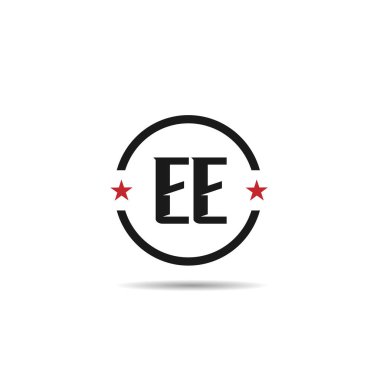 İlk Harf EE Logo Şablonu Tasarımı
