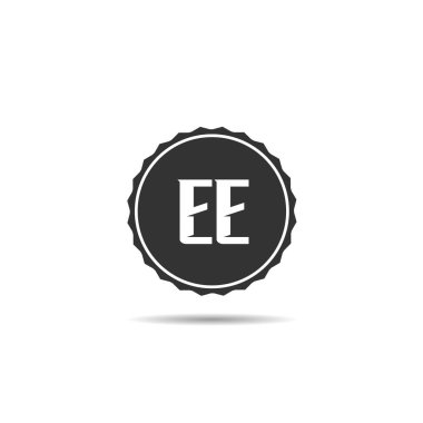 İlk Harf EE Logo Şablonu Tasarımı