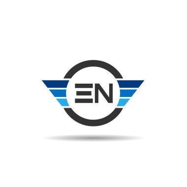 İlk harf tr Logo tasarım şablonu