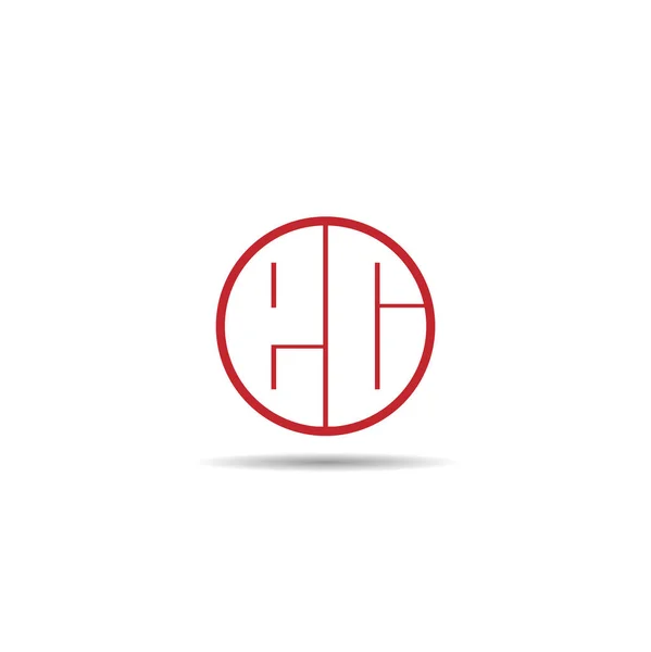 頭文字の のロゴのテンプレートのデザイン — ストックベクタ