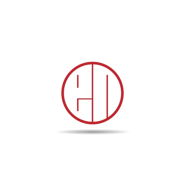 Lettre Initiale Modèle Logo Design — Image vectorielle