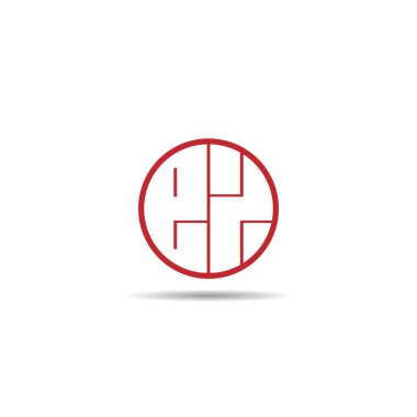 İlk harf eski Logo tasarım şablonu