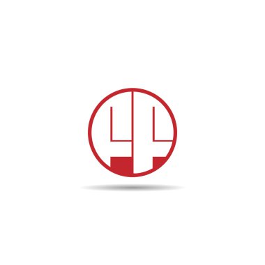 İlk Harf FF Logo Şablonu Tasarımı