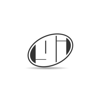 İlk harf Gi Logo tasarım şablonu