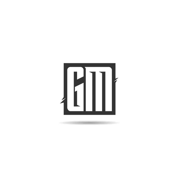 Gm首字母标志模板设计 — 图库矢量图片