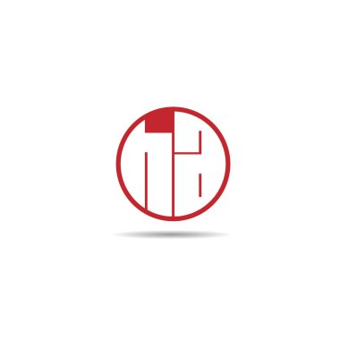 İlk Harf HA Logo Şablonu Tasarımı