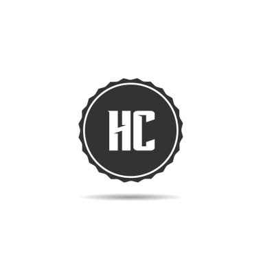 İlk harf Hc Logo tasarım şablonu