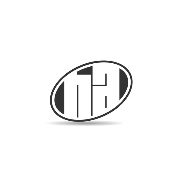 Initiële Brief Logo Model Ontwerp — Stockvector