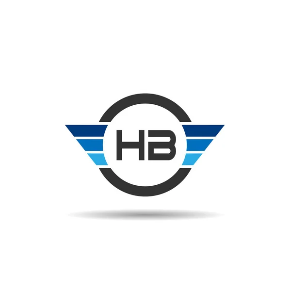 Harf Logo Tasarım Şablonu — Stok Vektör