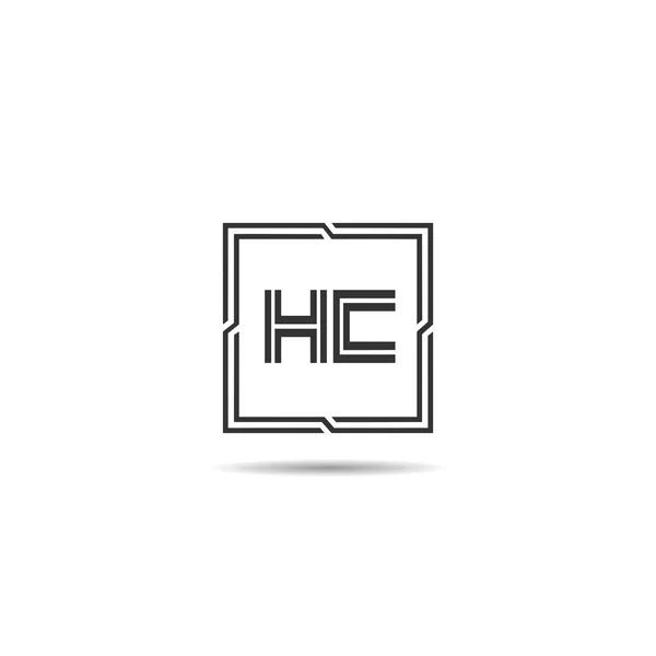 Первоначальный Дизайн Логотипа Letter — стоковый вектор