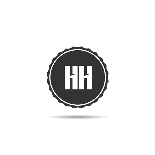 首字母Hh标志模板设计 — 图库矢量图片