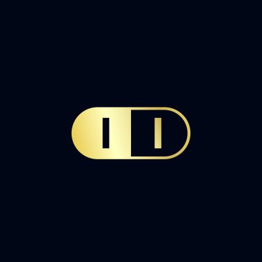 İlk harf II Logo tasarım şablonu