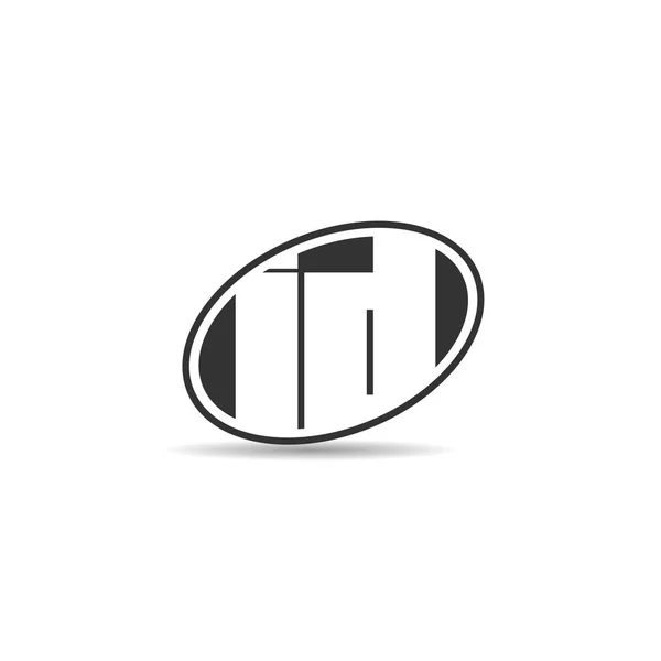 Letra Inicial Logo Plantilla Diseño — Archivo Imágenes Vectoriales