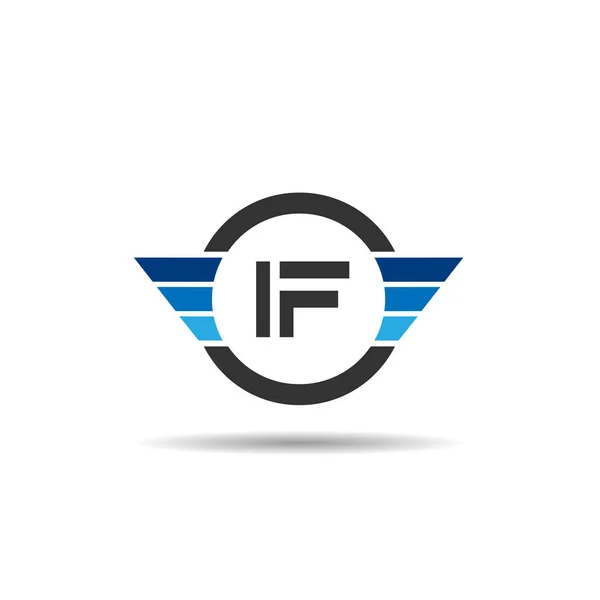 Başlangıç Harfi Logo Şablonu Tasarımı — Stok Vektör