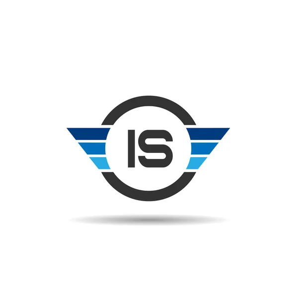 Harfidir Logo Tasarım Şablonu — Stok Vektör