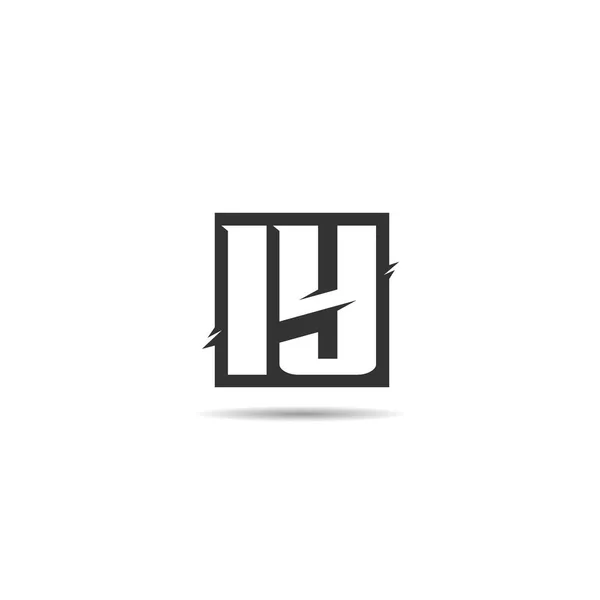 頭文字の ロゴデザイン テンプレート — ストックベクタ