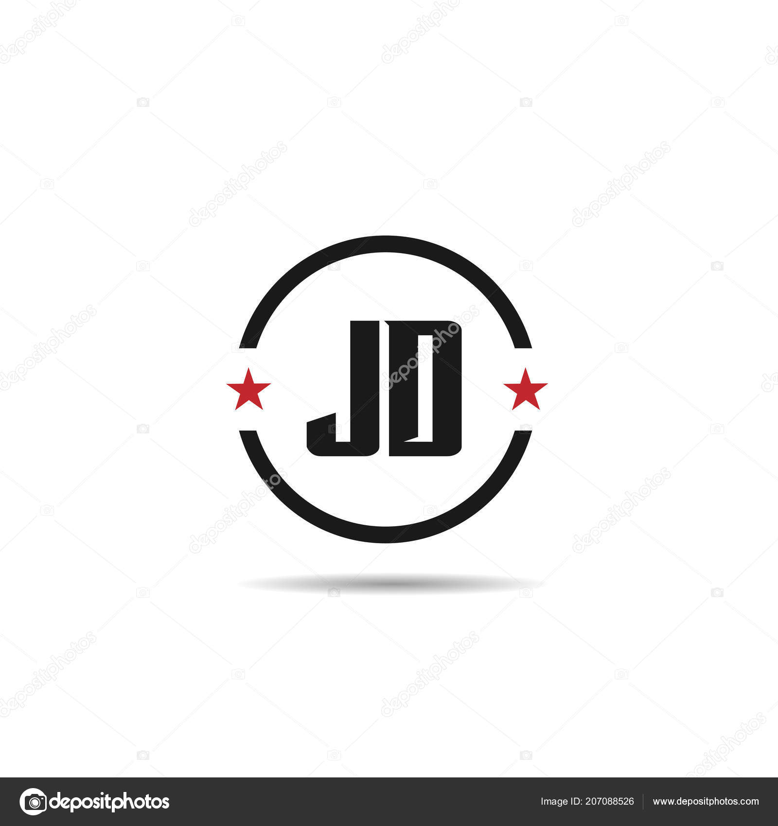 Lettre Jd Logo Images Vectorielles Lettre Jd Logo Vecteurs Libres De Droits Depositphotos
