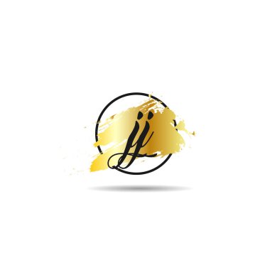 İlk Harf JJ Logo Şablonu Tasarımı