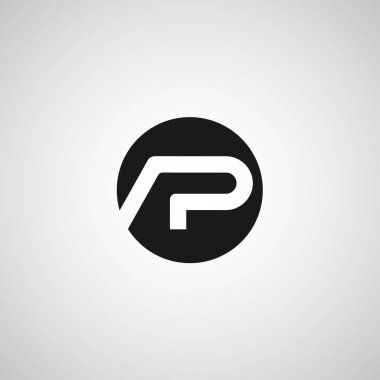 İlk Harf AP Logo Şablonu Tasarımı