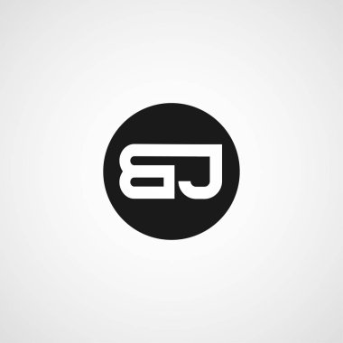 İlk harf Bj Logo tasarım şablonu