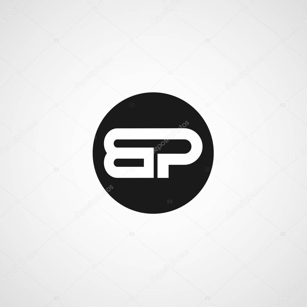 Initial Letter BP Logo Template Design