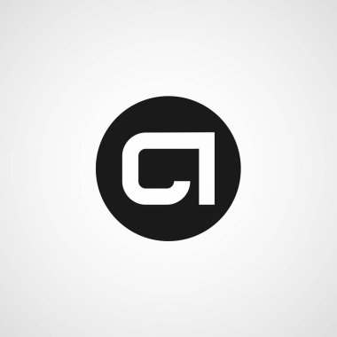 İlk harf CI Logo tasarım şablonu